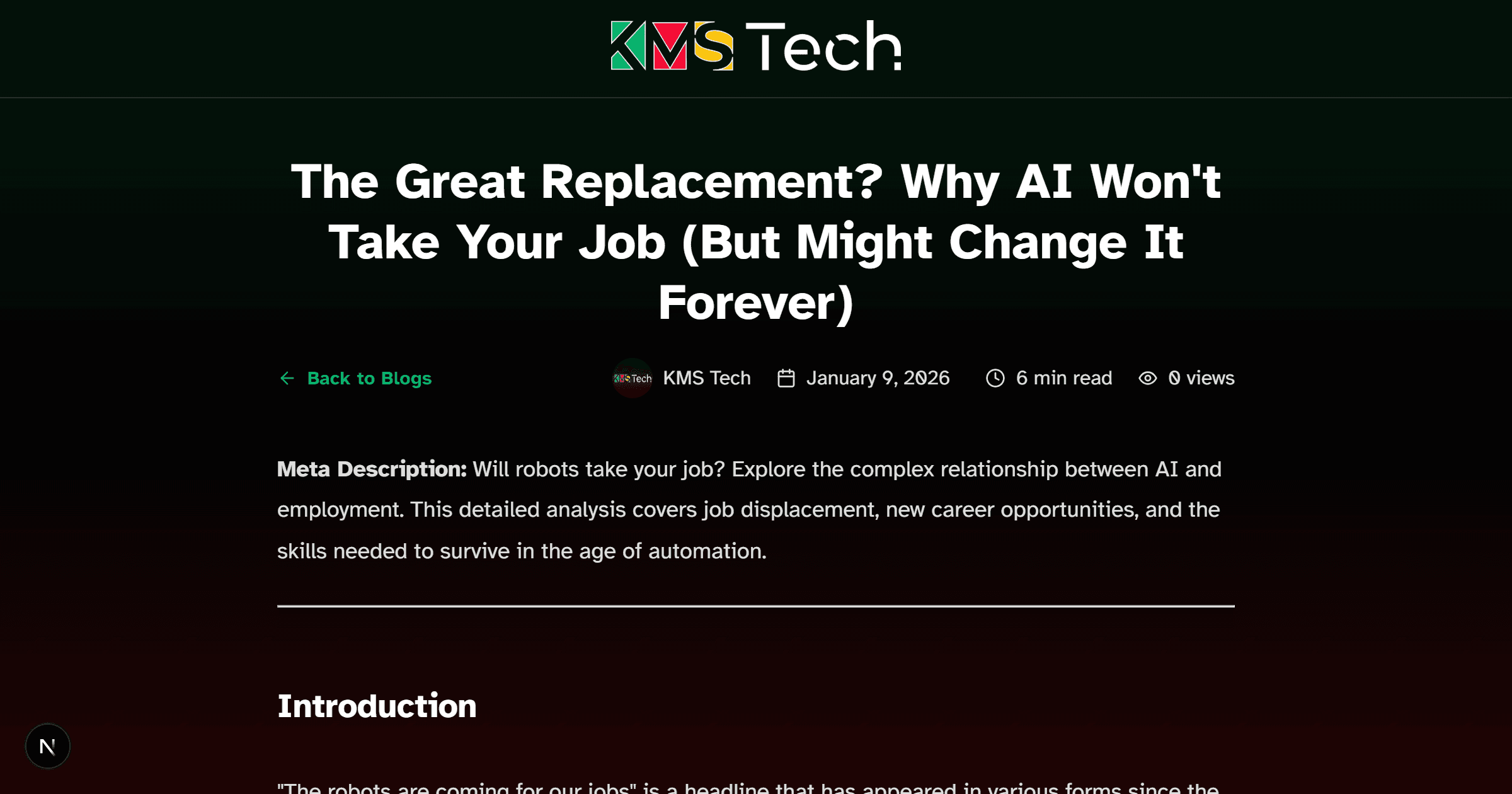 The Great Replacement? Why AI Won't Take Your Job (But Might Change It Forever)